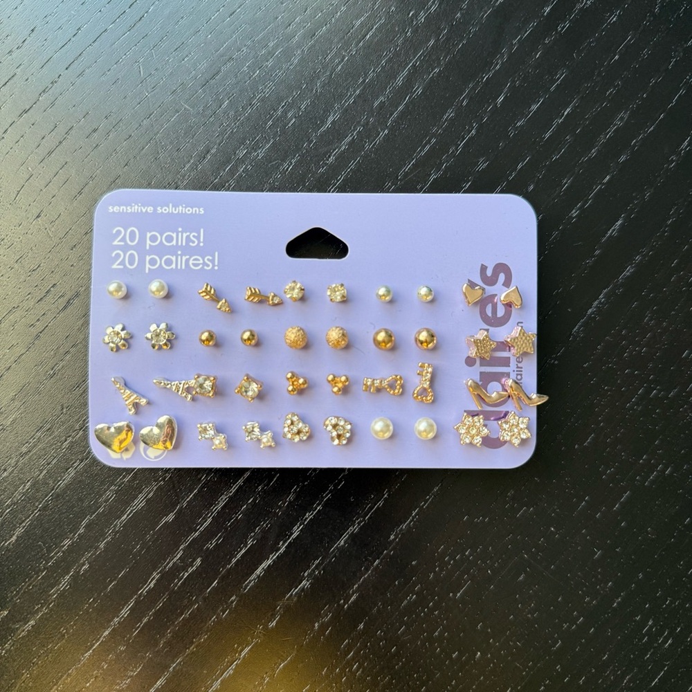 Claire's Gold and Silver Earring Set